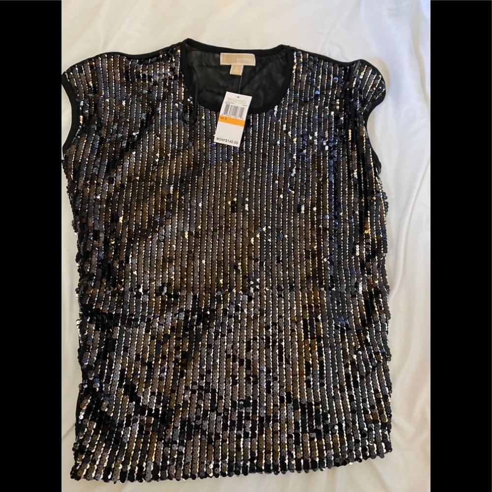 Sequin Michael kors top NWT - Picture 1 of 3